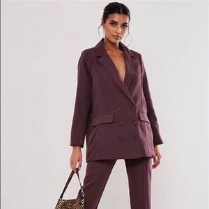 Petite purple blazer size 0 NWT